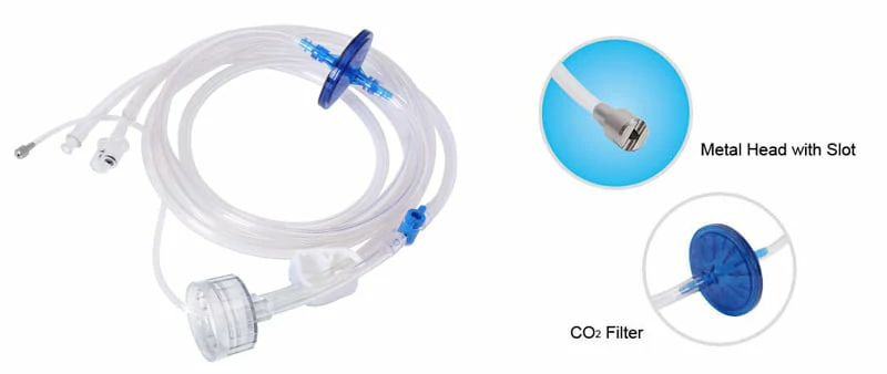 CITEC™ Clean Cap with CO2 Source Tube, Insufflation Tubing, Insufflation Tube, Clean Connecting Tube, Endoscopy Tubing