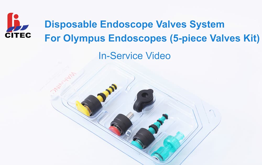 CITEC™ Disposable Endoscope Valves System For Olympus Endoscopes(5-piece Valves Kit)