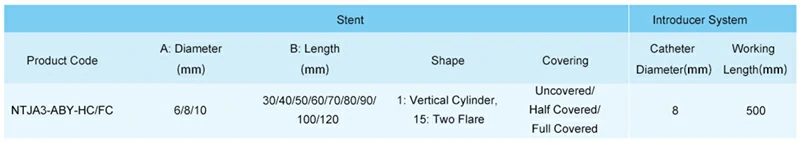 CITEC™ ERCP Biliary Stent is used for bile duct stenosis caused by various malignant lesions as well as for the closure of postoperative or tumor-related biliary fistulas.