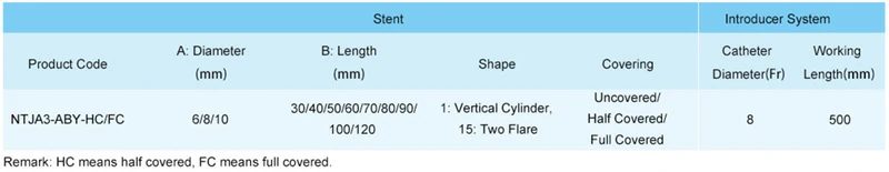 CITEC™ ERCP Biliary Stent is used for bile duct stenosis caused by various malignant lesions as well as for the closure of postoperative or tumor-related biliary fistulas.