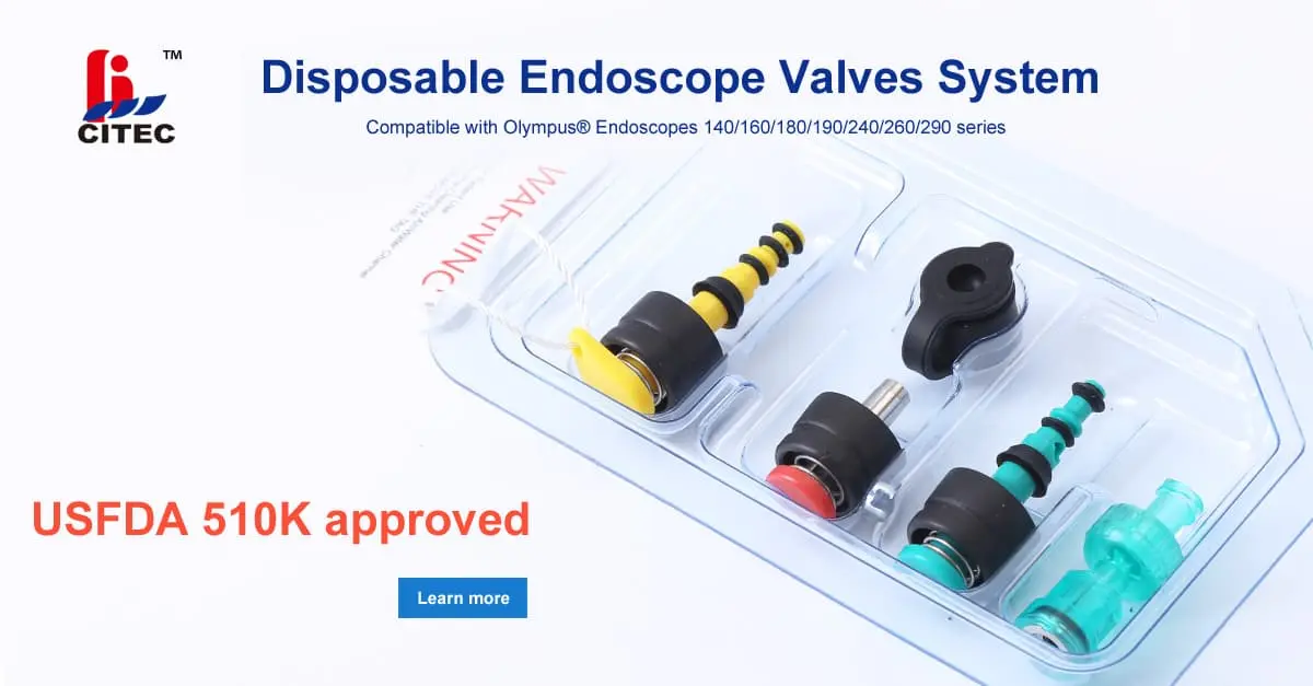 510(K) clearance of CITEC Disposable Endoscope Valves System