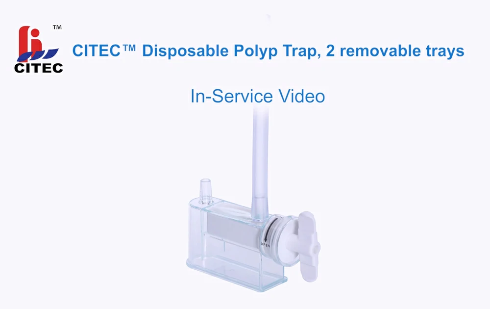 CITEC™ Disposable Polyp Trap, 2 removable trays In-Service Video