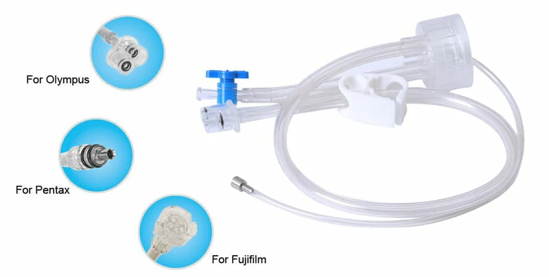 CITEC™ Clean Cap, Insufflation Tubing, Air/Water Bottle Tubing, Clean Connecting Tube, Insufflation Tube Set Compatible with Olympus®, Fujifilm® 500/600 Series, and Pentax® 90 Series Endoscopes.