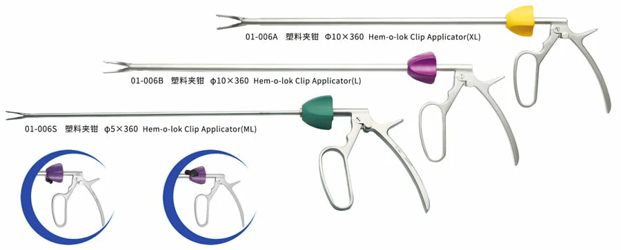 CITEC™ Laparoscopic Hem-o-lok Clip Applicator, General Surgery Instruments, Reusable Laparoscopic Instruments