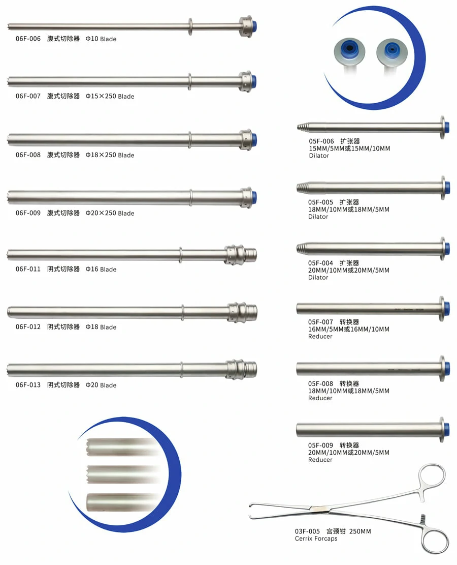 CITEC™ Hysterectomy Surgical Instruments, Laparoscopic Gynaecology Obstetrics Instruments, Claw Forceps, Rotator, Trocar, Blade, Dilator, Reducer,Intranterine Cannula, Guiding Probe, Palption Probe, Uterus Measuring Probe, Uterus Myoma Drill, Thoracoscopic Surgical Instruments, Reusable Laparoscopic Instruments