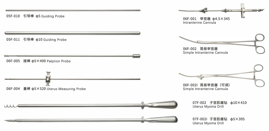 CITEC™ Hysterectomy Surgical Instruments, Laparoscopic Gynaecology Obstetrics Instruments, Claw Forceps, Rotator, Trocar, Blade, Dilator, Reducer,Intranterine Cannula, Guiding Probe, Palption Probe, Uterus Measuring Probe, Uterus Myoma Drill, Thoracoscopic Surgical Instruments, Reusable Laparoscopic Instruments